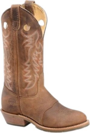 Double-H Boots Womens Domestic I. c.e. Buckaroo Work Boots In Brown