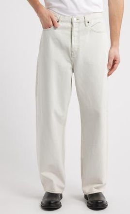 Frame Denim Baggy Straight Leg Jeans in Bleach Out at Nordstrom Rack, Size 33