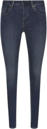 Levi's High Rise Skinny Jeans - Dames - Skinny Jeans - Blauw - W24 L30 - Katoen - Jeans