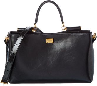 Dolce & Gabbana Vittoria Leather Shoulder Bag