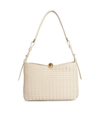 Furla s sfera weicher mittlerer Crossbody -Tasche in Creme Lear