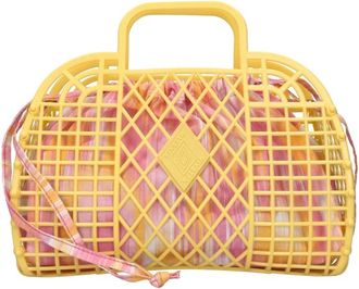 Vivetta Vivetta, Tassen, Dames, Geel, ONE Size, Katoen, Handbag
