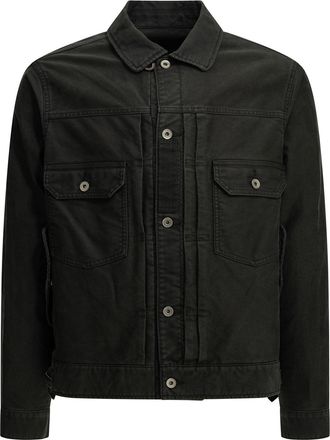 sacai gewatteerd katoenen jack