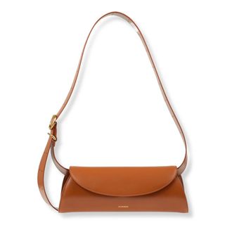 Jil Sander Shoulder Bags, female, Brown, Size: ONE SIZE Cannolo Small Bag