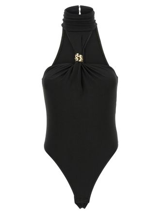 Elisabetta Franchi bodysuit met juweeldetail