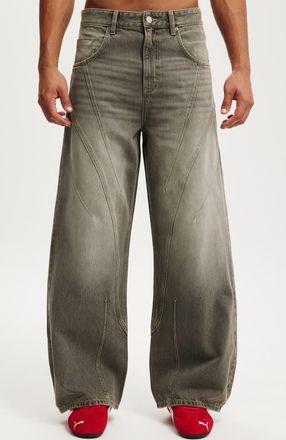 Cotton On Mens Super Baggy Balloon Jean in Seam Steel Grey at Nordstrom, Size 30 X 32