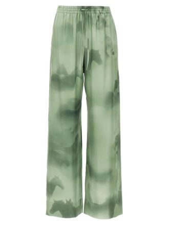 Stella McCartney Cavalli Pantaloni Verde-Donna