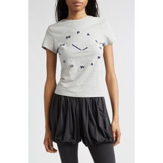 Paloma Wool OClock Organic Cotton Graphic T-Shirt in Grey at Nordstrom, Size X-Small