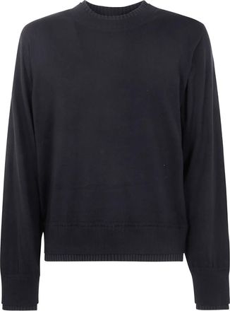 sacai Maglione con orlo a coste - 001 BLACK