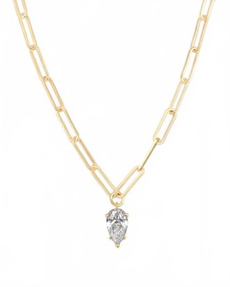 Melinda Maria Womens Samantha Teardrop Necklace In Gold