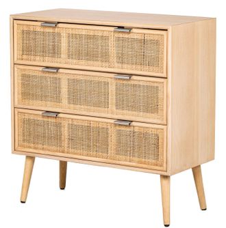 Nordlys Scandinavian Bedroom Wooden Chest of Drawers in Brown