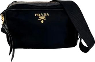 Prada Pre-owned Cross Body Bags, female, Black, Size: ONE SIZE Pre-owned Vintage Crossbody Bag