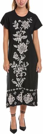 Johnny Was Relaxed Knit Dress In Black