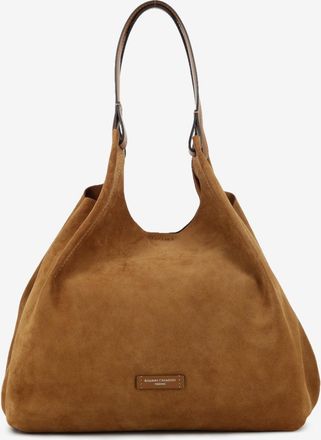 Gianni Chiarini Borsa Dua in suede caramel