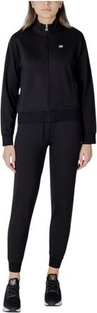 Emporio Armani Core Lady stretch-katoenen trainingspak - Dames - Trainingspakken - Zwart - XS - Katoen - Fitness