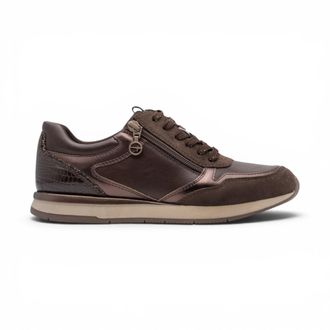Tamaris Tamaris Dames bruine nepleren Fashion Veterschoenen - 23613-46