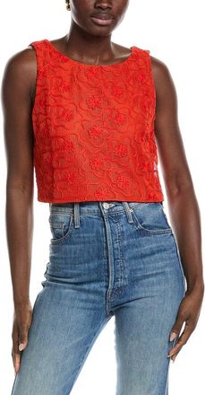 Shelli Segal Laundry By Shelli Segal Embroidered Top
