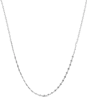 House of Brilliance Sterling Silver 3/8 Cttw Diamond Marquise Station Necklace