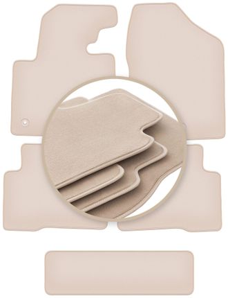 OEM Alfombrillas Premium Beige Para: Hyundai Santafe Iii 7 Plazas 2012