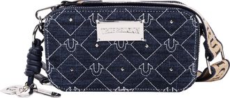 True Religion Studded Denim Camera Bag