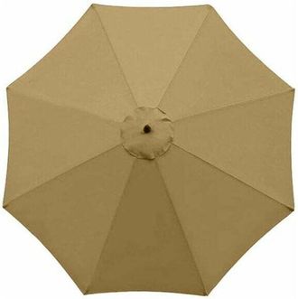 OEM Funda De Recambio Para Sombrilla, 8 Varillas, 3 M, Impermeable, Anti Uv, Tejido De Recambio, Color Caqui