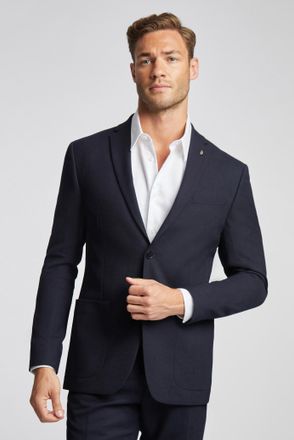 Ted Baker Mens Slim Fit Basketweave Jacket - Navy - Size 52 Regular