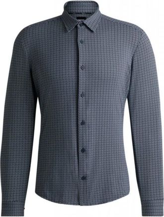 HUGO BOSS Overhemden > Nette Overhemden - Heren - Zakelijke Overhemden - Blauw - L - Overhemden