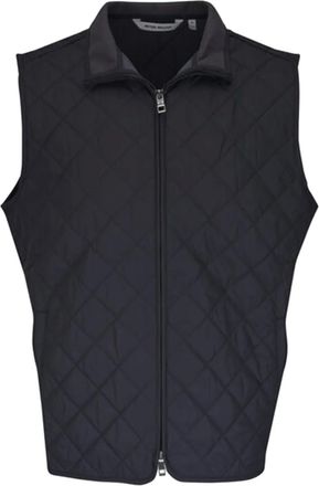 Peter Millar quilted zip-up gilet - Black