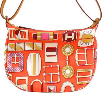 Herm&egrave;s Pre-owned Hermes Silk and Swift Carre En Boucles Sursoie To Go Pouch Ladies 0GECGVZ8QYHPWDWU