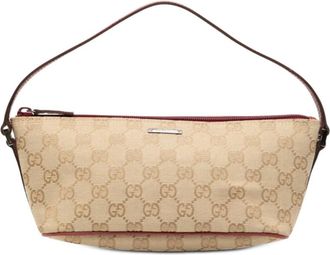 Gucci Pre-owned Gucci GG Canvas Boat 07198 2123