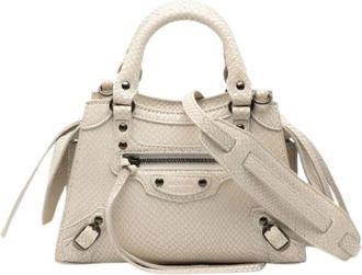 Balenciaga Pre-owned Handbags, female, White, Size: ONE SIZE Pre-owned Vintage Handbag
