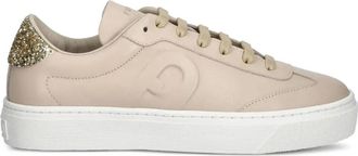 Furla Roze Sneakers met Veters - Dames - Sneakers - Roze - 40 EU - Leer - Schoenen