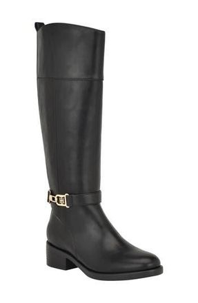 Tommy Hilfiger Ionni Knee High Riding Boot in Black at Nordstrom Rack, Size 8.5