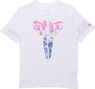 Nike Dri-fit Kobe Logo Athleisure Casual Sports Short Sleeve White BV8333-100