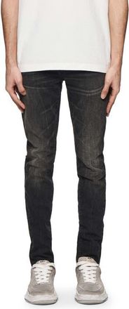 Purple Distressed Skinny Jeans in Black at Nordstrom, Size 34