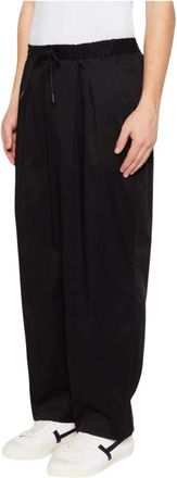 Pantaloni Torino Casual Twill Relaxed Fit Broek - Heren - Straight fit broeken - Zwart - XL - Broeken
