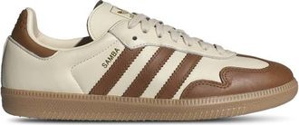 adidas Womens Originals Samba OG - Shoes Wonder White/Dusky Bronze/Gold Metallic Size 10.0