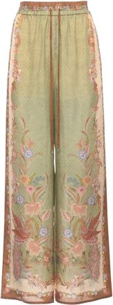 Zimmermann Broeken, Dames, Groen, L, Indra Zijden Broek