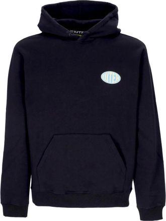 Iuter Zwarte hoodie met kangoeroezak - Heren - Hoodies - Zwart - XS - Katoen - Hoodies & sweatvesten