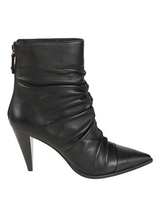 Pinko Vane 02 Pointed-Toe Conical-Heel Ankle Boots