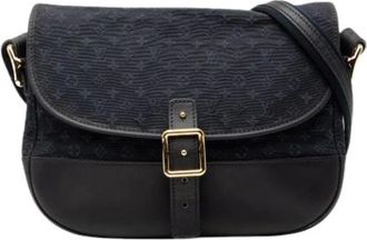 Louis Vuitton Pre-owned Cross Body Bags, female, Blue, Size: ONE SIZE Pre-owned Monogram Mini Berangere