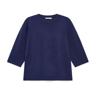 Maliparmi Maliparmi, Dames, Truien, Blauw, Maat: S Katoen