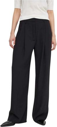 Day Birger Et Mikkelsen Wide Broeken - Dames - Wijde Broeken - Zwart - XS - Broeken