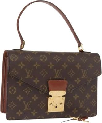 Louis Vuitton Pre-owned Handbags, female, Brown, Size: ONE SIZE Pre-owned Vintage Canvas Handbag
