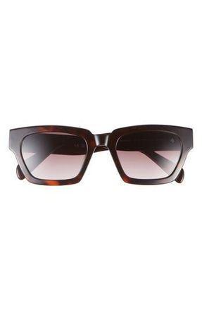 Rag & Bone 51mm Square Sunglasses in Brown Marble at Nordstrom Rack