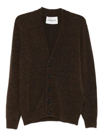 Amaranto V-neck cardigan - Brown
