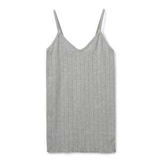 Sofie Schnoor Elegante Faunasw Top Grijs Mel - Dames - Tops zonder mouwen - Grijs - M - Katoen - Tops
