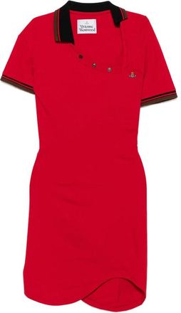 Vivienne Westwood Asymmetric-neck Polo Mini Dress