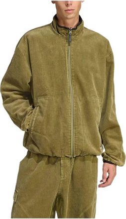 adidas Equipment Corduroy Omkeerbare Jas - Heren - Outdoorjassen - Groen - L - Katoen - Fitness