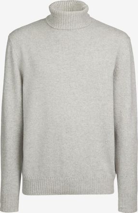 Sease Grobhaar-Rollkragenpullover aus Strickstoff Turtle